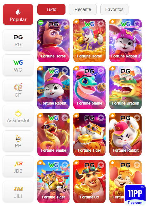 Experiência de Jogos 11pp.com